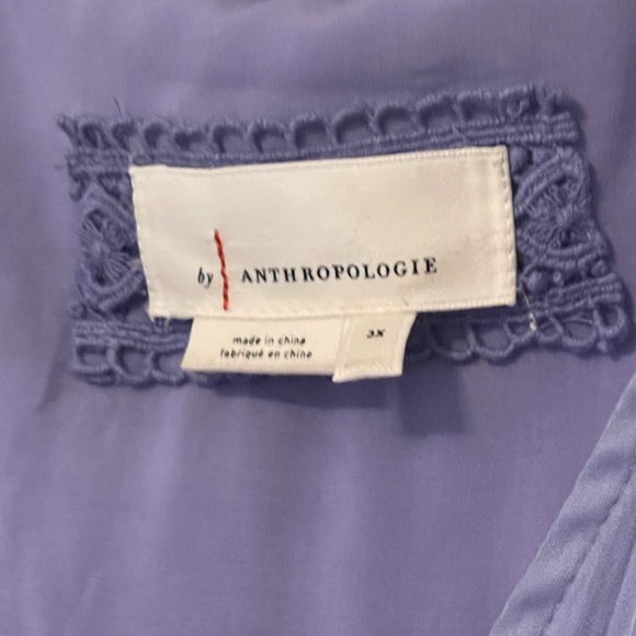 Anthropologie Tiered Ruffled Mini Dress 3X Plus size - Picture 6 of 6